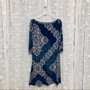 Susan Lawrence Boatneck Jersey Dress
